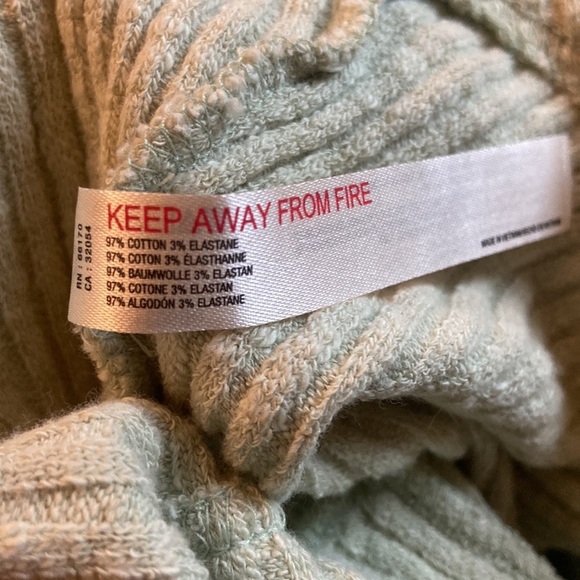 Free People Fp Beach Blossom Button Up T-Shirt Dress Sz S Seafoam Oversized Fit - Picture 5 of 5